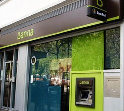 Exterior oficina de Bankia