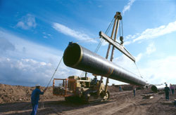 Construcción de distribución de Gas Natural Fenosa