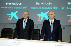 Isidro Fainé y Juan María Nin, de Caixabank