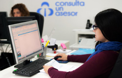 Consulta a un asesor, nueva web