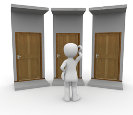 Cliente en puerta, de Pixabay