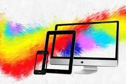 Tres pantallas, de Pixabay