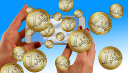 Dinero móvil, de Pixabay