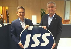 Javier Urbiola y Joaquim Borrás, de ISS