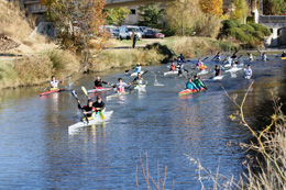 Piraguas en Canal de Castilla, de Open