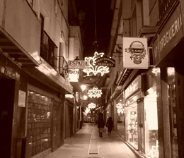 Calle comercial, de Pixabay