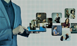 Trabajo colaborativo digital, de Pixabay