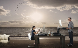 Trabajo en vacaciones, de Pixabay